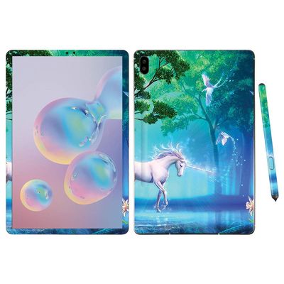 MightySkins Skin for Samsung Galaxy Tab S6 10.5" - Unicorn Fantasy | Protective, Durable, and Unique Vinyl Decal wrap Cover | Easy to Apply, Remove, and Change Styles | Made in The USA