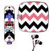 MightySkins Skin for Roku Ultra - Black Pink Chevron | Protective, Durable, and Unique Vinyl Decal wrap Cover | Easy to Apply, Remove, and Change Styles | Made in The USA view 1