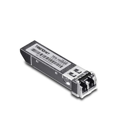 TRENDnet 10GBASE-SR SFP+ Multi Mode LC Module, Up to 550 m, Hot Pluggable SFP+ Transceiver, 850nm Wavelength, Duplex LC Connector, DDM Support, TEG-10GBSR (Renewed)
