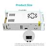Aclorol 12V 30A 360W Universal Regulated Switching Convert Power Supply AC Adapter for LED Strip Pixel Lights CCTV Camera Security System Radio Computer Project view 2