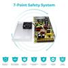 Aclorol 12V 30A 360W Universal Regulated Switching Convert Power Supply AC Adapter for LED Strip Pixel Lights CCTV Camera Security System Radio Computer Project view 3