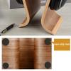 Linkidea Wooden Omega Headphones Stand/Wooden Headphone Hanger/Wood Headset Holder/Omega Earphone Desk Display Hanger - Wooden Headsets Walnut Finish view 4