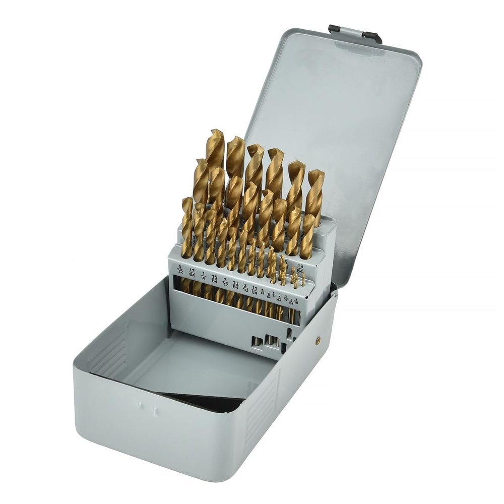 K Tool International Drill Bit Set Titanium 29 Pc