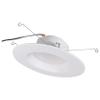 Sylvania 40630 LED Recessed Downlight with Integrated Trim, 5"/6", 65W Equivalent Efficient 8.5W, 725 Lumens, Dimmable, 4000K, White - 1 Pack (40630) view 1