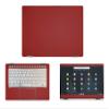 Decalrus - Protective Decal for HP Chromebook X360-14B (14" Screen) Laptop RED Carbon Fiber Skin case Cover wrap CFHPchromebookX360_14BRed view 1