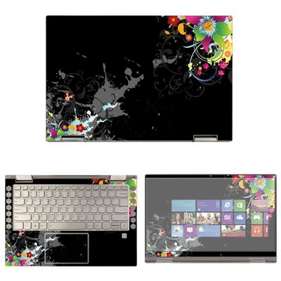Decalrus - Protective Decal Floral Skin Sticker for Lenovo Yoga C740 (14" Screen) case Cover wrap LEyogaC740_14-106