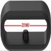 20MM Compatible for Garmin Vivoactive 6 5 3/Forerunner 570 42mm 55 165 245 645 Smartwatch Security Loops Rubber Silicone Keeper Soft Durable Fastener Loop Anti-Slip Band Holder Retainer Fastener Rings for Garmin Venu/Venu Sq view 2