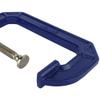 Irwin 225106 C-Clamp, 900 lb Clamping, 6 in Max Opening Size, 3-1/2 in D Throat, Steel Body, Blue Body view 4