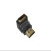 Cable Leader HDMI Gold-Plated Adapter, Male to Female, 90 Degree, 1pc view 1