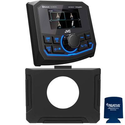 Stinger SPXRZRDASH 2014-2018 (19 Classic) Polaris RZR Universal 3" Gauge Dash KIT and JVC KC-MR1BTS Waterproof Radio