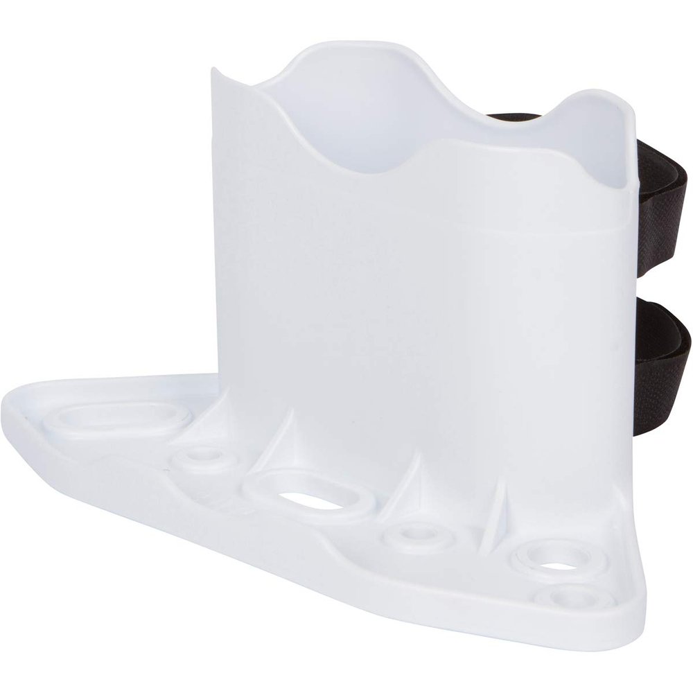 ROBOCUP Holster (White) Universal Phone Holder with Strap Design | Organization Storage Caddy for Boat, Golf Cart and Umbrellas | Securely Holds Fishing Tackle, Marine Gear and Tools.