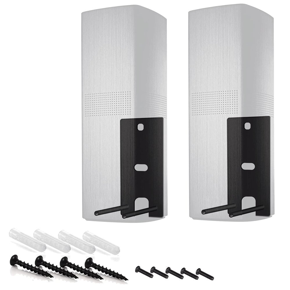 Dinghose Wall Brackets Compatible with Bose Surround Speakers 700OmniJewel Lifestyle 650 Home Entertainment System (Black)