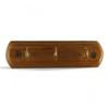 Brico, Compact Wood Key Rack with Molding, Golden Oak view 1