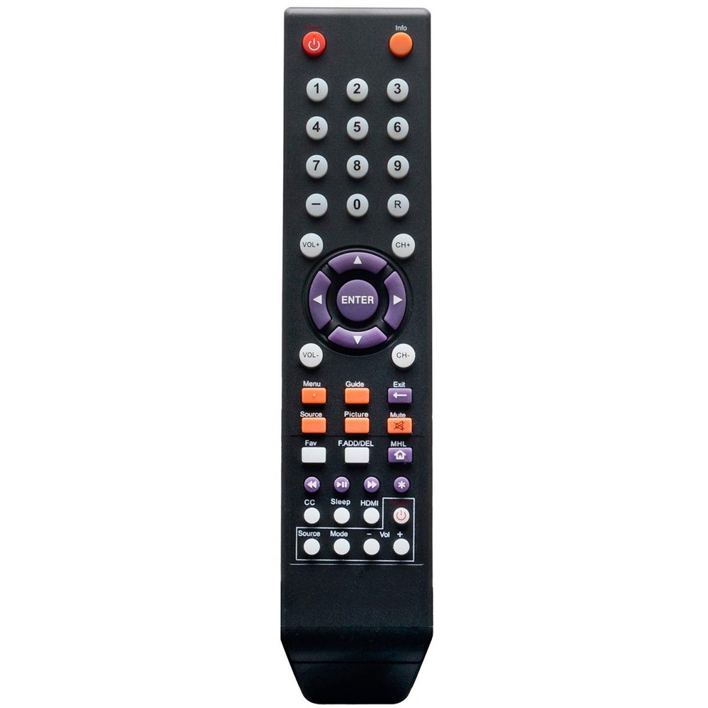 142020479999K Replacement Remote Control Applicable for Sceptre TV X322WV-MQR E505BV-FMQKC E505BV-FMQK E195BV-SR E246BV-FC E246BD-FC E249BV-SR X322WVMQR E505BVFMQKC E505BVFMQK E195BVSR E246BVFC