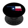 OKLAHOMA STATE MAP TEXAS TX Flag Roots Men Women Gift PopSockets PopGrip: Swappable Grip for Phones & Tablets view 1