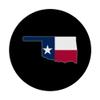 OKLAHOMA STATE MAP TEXAS TX Flag Roots Men Women Gift PopSockets PopGrip: Swappable Grip for Phones & Tablets view 3