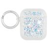Case-Mate Protective AirPod Case Cover, Soft Silicone Cover with Keychain Ring for Men and Women, Compatible with AirPods Series 1 & 2, Front LED visible - Twinkle Stardust view 1