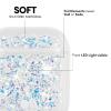 Case-Mate Protective AirPod Case Cover, Soft Silicone Cover with Keychain Ring for Men and Women, Compatible with AirPods Series 1 & 2, Front LED visible - Twinkle Stardust view 3