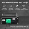 E-link Industrial Gigabit 60W PoE Media Converter Hardened Ultra PoE++ Ethernet Fiber Media Converter 100/1000Base-SX SFP Din Rail Mount Aluminum Housing -40 75 C view 3