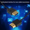 Pasow 4K HDMI Cable Ultra Thin Male to Male 36AWG High Speed Slim Cable (3FT/1M) view 3