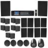 Rockville RCS350-6 350 Watt 6 Zone 70v Bundle with CC65T 6.5" Commercial 70v Ceiling, 70B Black 5.25" Wall, 60w Pendant & Commercial Swivel Speakers (5 Item) view 1