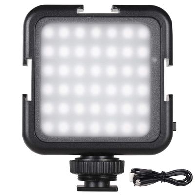 Andoer 42 LED Video Light Rechargeable, 2-Brightness Fill Light for DSLR Camera Camcorder Mini DVR Wedding News Interview Macro Photography