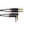 3m Right Angled Double Jack Mono Audio Cable view 1