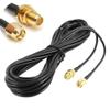 CORONIR 33ft WiFi Antenna Extension Cable Coaxia RP Male to Female Connector for Wireless LAN Router Bridge Cellular Antenna Extension Cable Security IP Camera Extension view 1