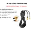 CORONIR 33ft WiFi Antenna Extension Cable Coaxia RP Male to Female Connector for Wireless LAN Router Bridge Cellular Antenna Extension Cable Security IP Camera Extension view 2
