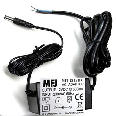 MFJ-1312DX 12VDC Power Supply for Many MFJ Products Designed for 240VAC Export