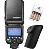 Godox TT685II-N TTL 2.4GHz GN60 High-Speed Sync 1/8000s Flash Speedlite Light with FB 4*AA Rechargeable Batteries&Charger Compatible for Nikon DSLR Cameras view 1