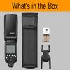 Godox TT685II-N TTL 2.4GHz GN60 High-Speed Sync 1/8000s Flash Speedlite Light with FB 4*AA Rechargeable Batteries&Charger Compatible for Nikon DSLR Cameras view 2