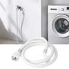 Universal Washing Machine Inlet Hose, Flexible Durable PVC Water Pipe with 3mm Thick Wall and 3 Layer Fiber Reinforcement for Automatic and Cylinder Washing Machines 1.5m Length view 2