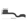 Serounder Thumb Up Grip, Hot Shoe Aluminum Alloy Thumb Up Rest Hand Grip for Z6 Z7 Camera(Black) view 4