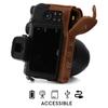 MegaGear MG1816 Ever Ready Genuine Leather Camera Case Compatible With Nikon Z50 (50-250MM) - Brown view 4
