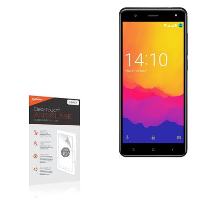 BoxWave Screen Protector Compatible with Prestigio Muze V3 LTE - ClearTouch Anti-Glare (2-Pack), Anti-Fingerprint Matte Film Skin