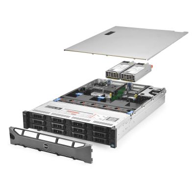 Dell PowerEdge R720xd Server 2X E5-2680 2.70Ghz 16-Core 96GB 12x 4TB H710 (Renewed)