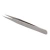 Utoolmart 27-SA Precision Stainless Steel Micro-magnetic Pointed Tip Tweezer Silver Tone with Card Bag 1 pcs view 1