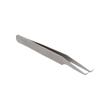 Utoolmart 51-SA Precision Stainless Steel Micro-magnetic Curved Pointed Tip Tweezer Silver Tone with Card Bag 1 pcs view 1