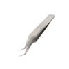 Utoolmart 51-SA Precision Stainless Steel Micro-magnetic Curved Pointed Tip Tweezer Silver Tone with Card Bag 1 pcs view 4