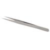 Utoolmart SS-SA Precision Stainless Steel Micro-magnetic Pointed Tip Tweezer Silver Tone with Card Bag 2 pcs view 1