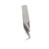 Utoolmart 51-SA Precision Stainless Steel Micro-magnetic Curved Pointed Tip Tweezer Silver Tone OPP bags 1 pcs view 2