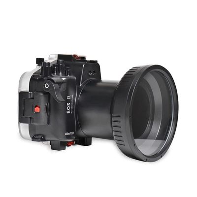 Seafrogs 40m/130ft Underwater Housing Waterproof Case for Canon EOS R, Compatible with 24-105mm Lens, for Underwater Photography or Videography