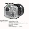 Seafrogs 40m/130ft Underwater Housing Waterproof Case for Canon EOS R, Compatible with 24-105mm Lens, for Underwater Photography or Videography view 3