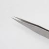 Utoolmart 27-SA Precision Stainless Steel Micro-magnetic Pointed Tip Tweezer Silver Tone OPP bags 2 pcs view 3