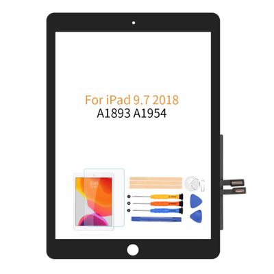 A-MIND for IPad 9.7" 2018 /iPad 6 6th Gen A1893 A1954 Touch Screen Replacement Parts,(NO LCD,NO Home Button) with Free Screen Protector+Repair Tools(Black)