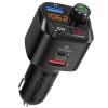 Nulaxy Bluetooth 5.0 FM Transmitter for Car, QC3.0 & USB-C PD 18W Wireless Bluetooth Radio Adapter Music Player Car Kit with Bass Booster, Hands-Free Calls-NX12 view 1