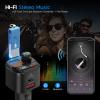 Nulaxy Bluetooth 5.0 FM Transmitter for Car, QC3.0 & USB-C PD 18W Wireless Bluetooth Radio Adapter Music Player Car Kit with Bass Booster, Hands-Free Calls-NX12 view 4