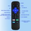 2PCS Universal Remote Control Compatible with Sharp Hisense Rok TV with Netflix hulu VUDU Sling Keys (Built-in Rok TV, Not Rok Player Connect w/TV) view 2