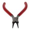 Utoolmart Long Round Nose Pliers with Red PVC Handle End, Forged from 55 Steel, Nickel Plating 1Pcs view 1